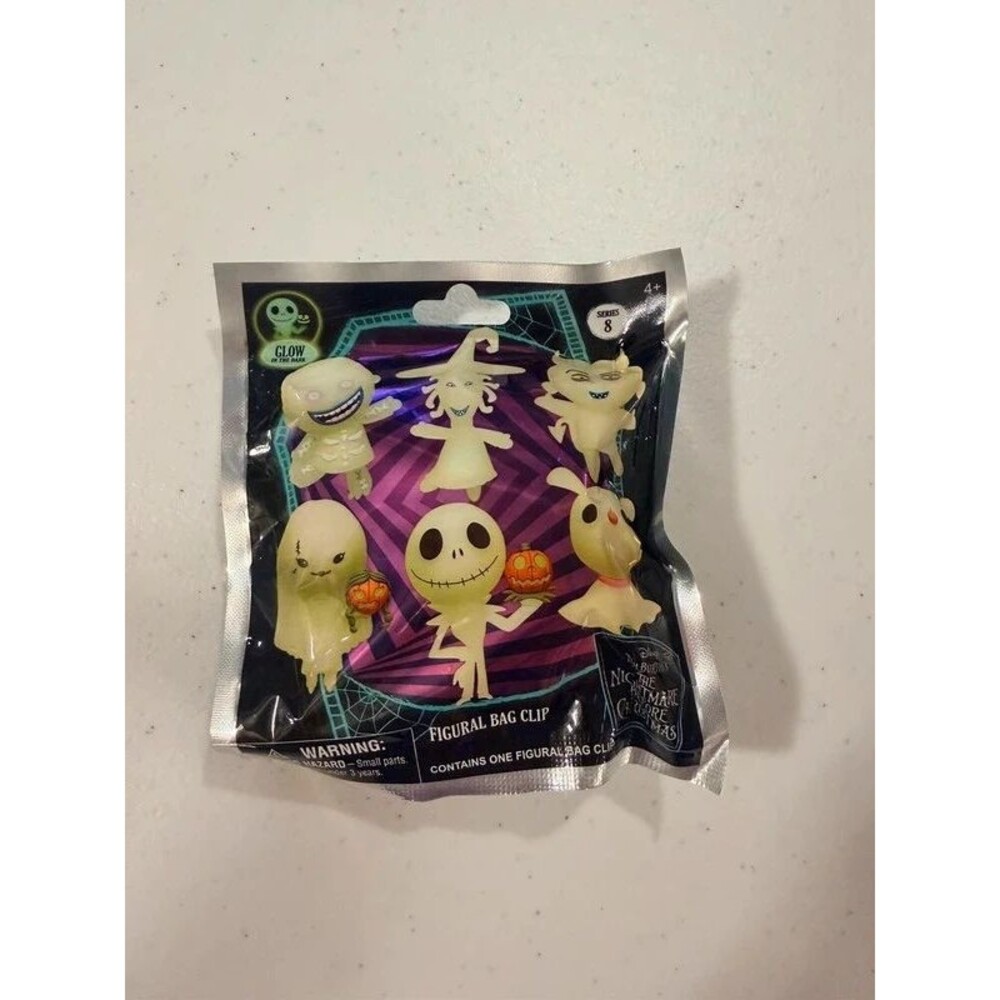 The Nightmare Before Christmas Figural Bag Clip- Series 8- Mystery Pack- NWT